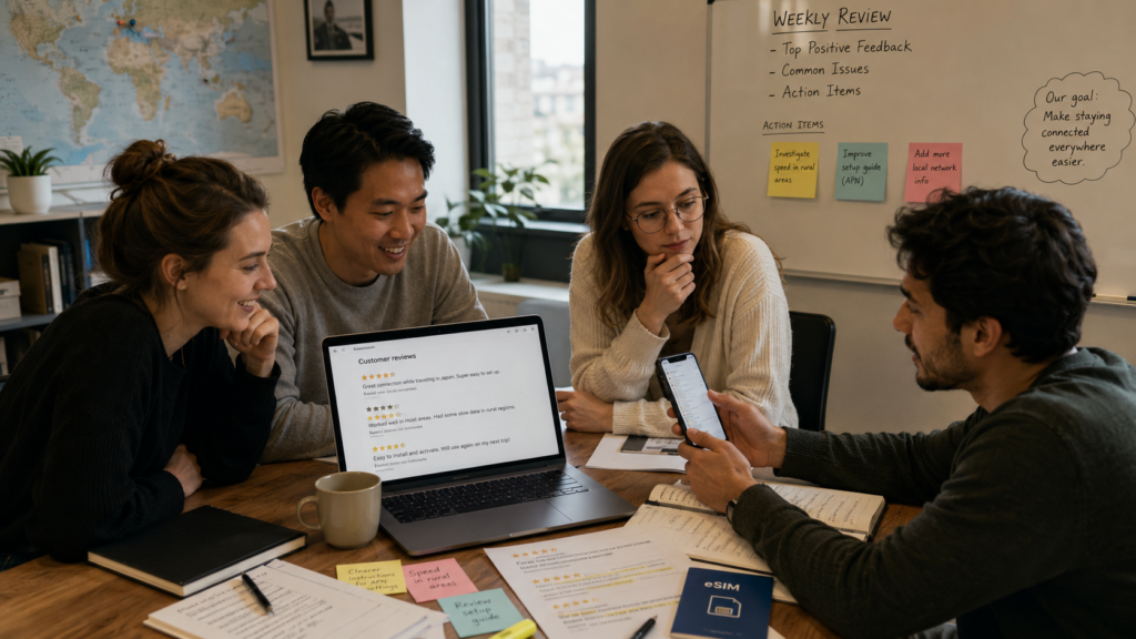 Discussing Customer Reviews